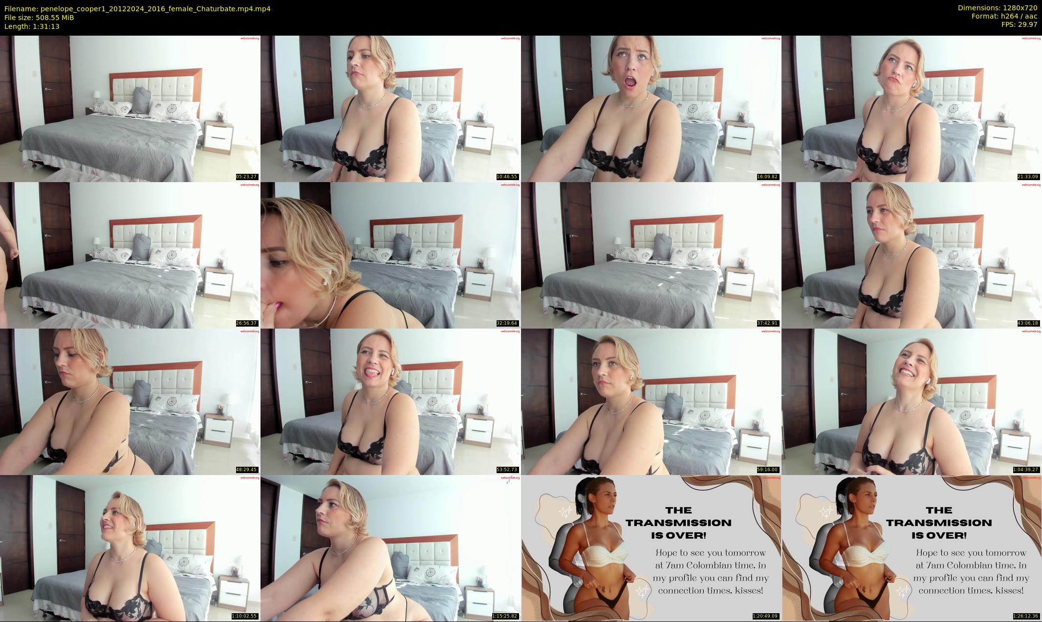 penelope_cooper1 201224 2016 Chaturbate female - Camvideos.me