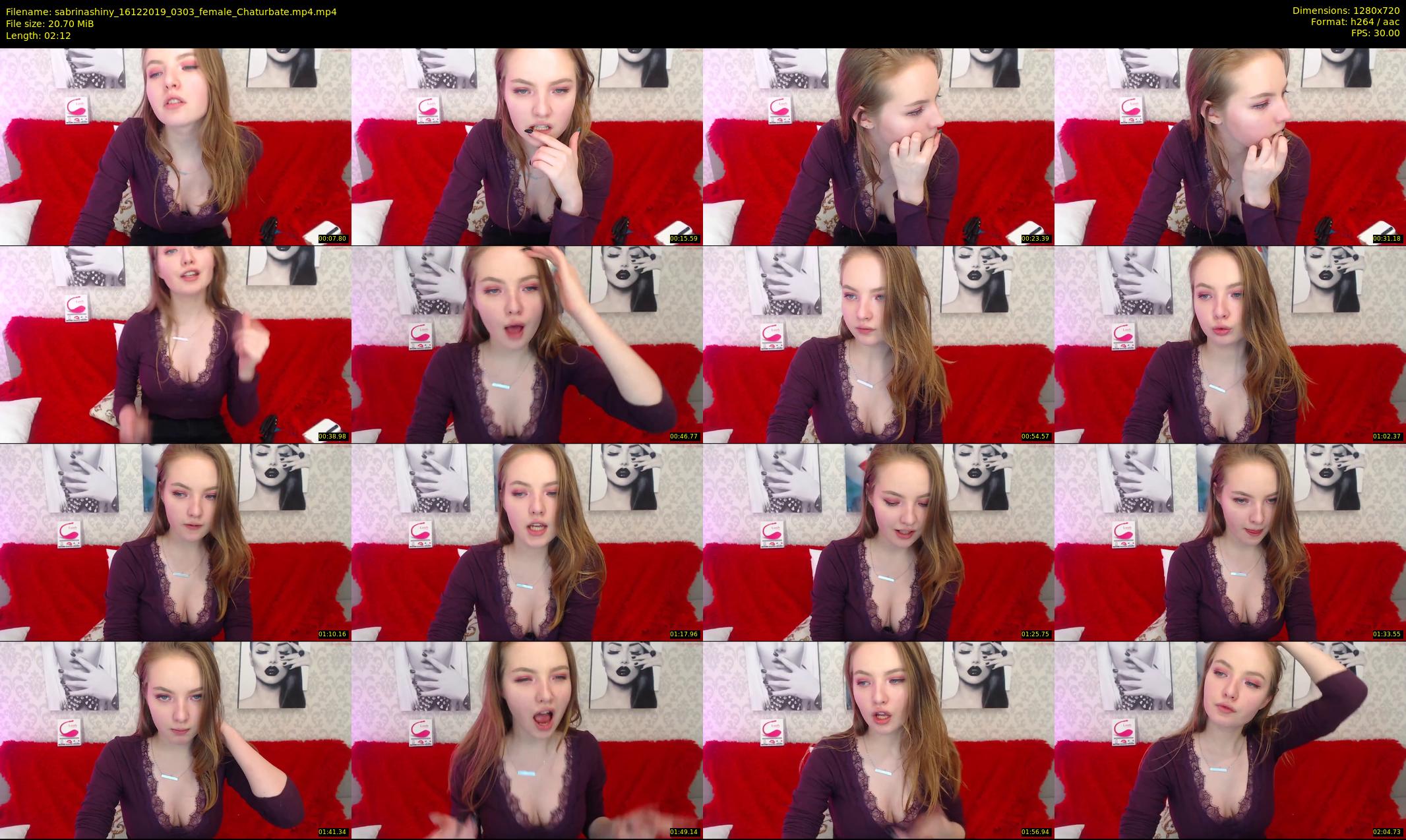 sabrinashiny 161219 0303 Chaturbate female