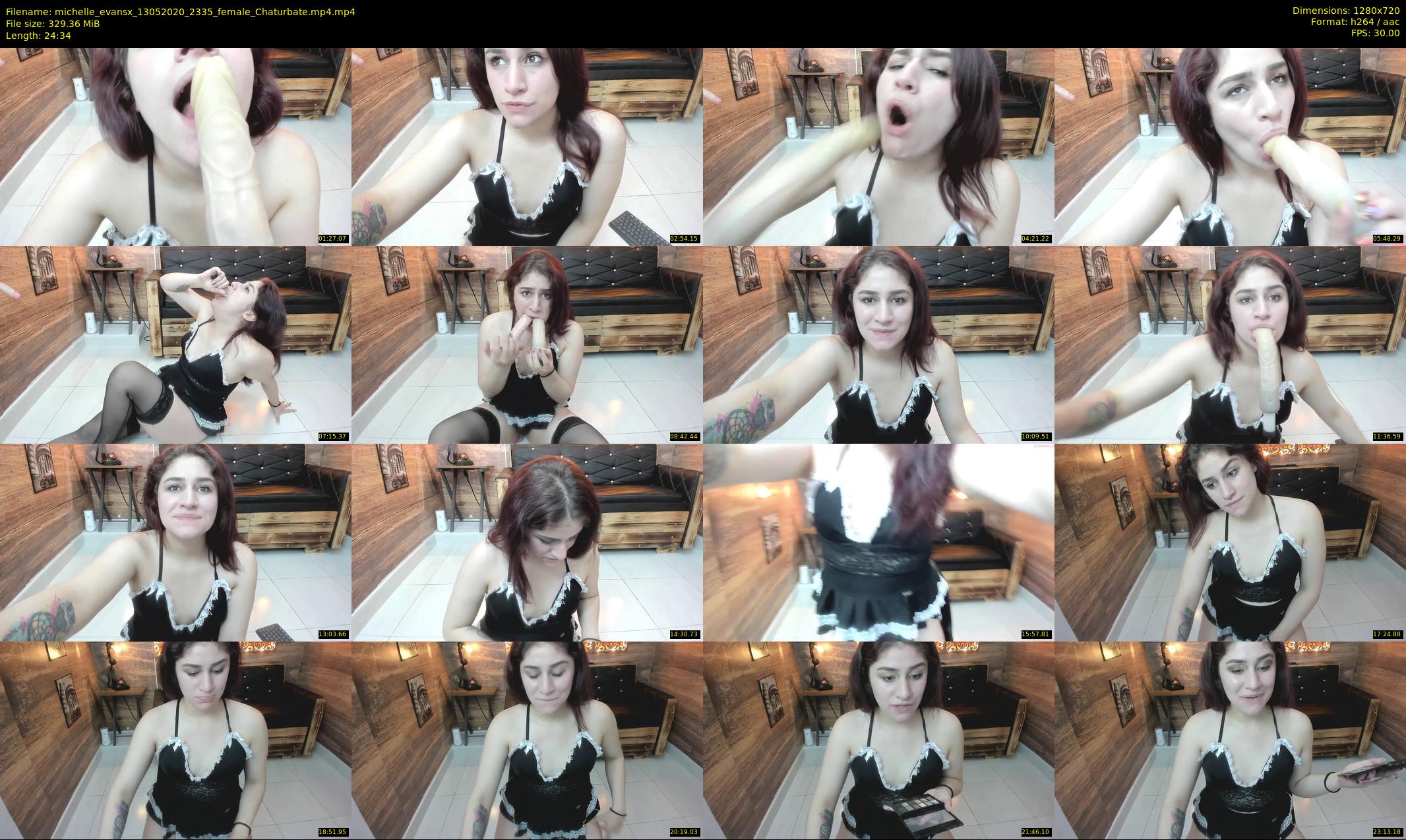 michelle_evansx 130520 2335 Chaturbate female