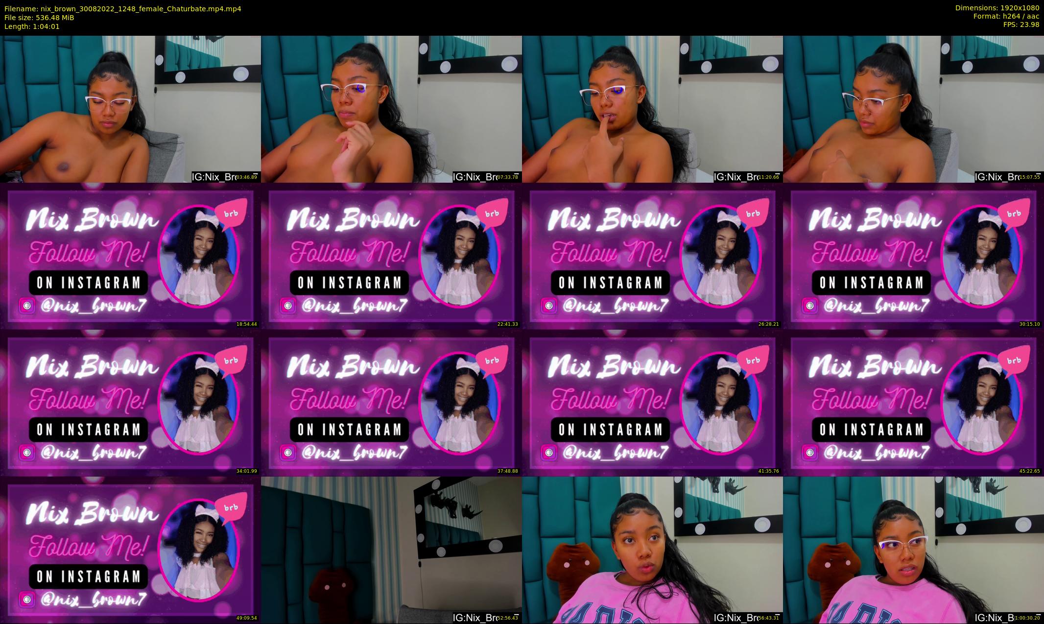 nix_brown 300822 1248 Chaturbate female